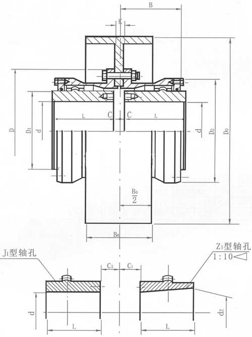 鼓形齿式联轴器02