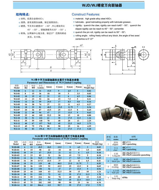 万向联轴器